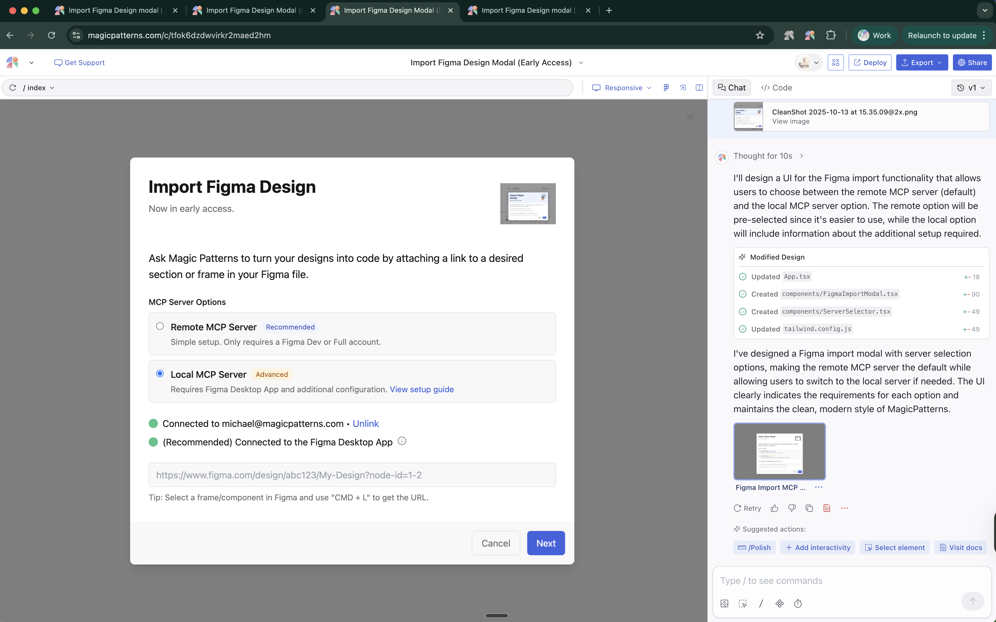 Option 3 design